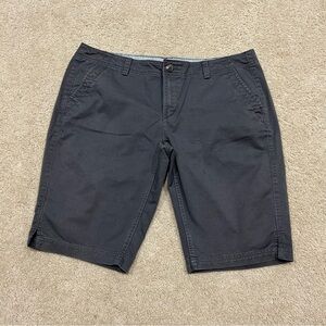 North Face Shorts Womens 14 Lightweight Outdoors Pockets Gray Plaid Chino